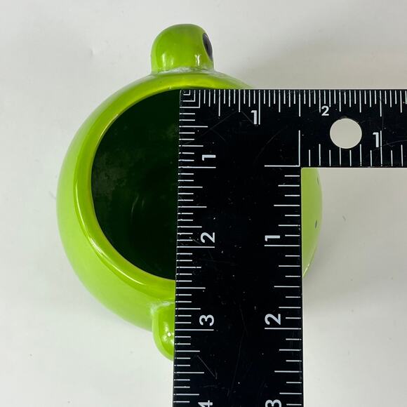 4 Figural Small Planters Deer Puffin Bird Frog Strawberry Desk Mini Collection - Picture 14 of 16